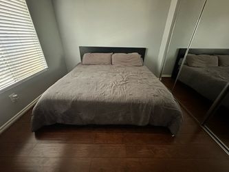 IKEA MALM King Size Bed Frame – Dark Brown – Great Condition