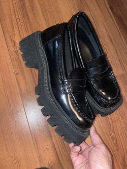 Black Platform Loafer