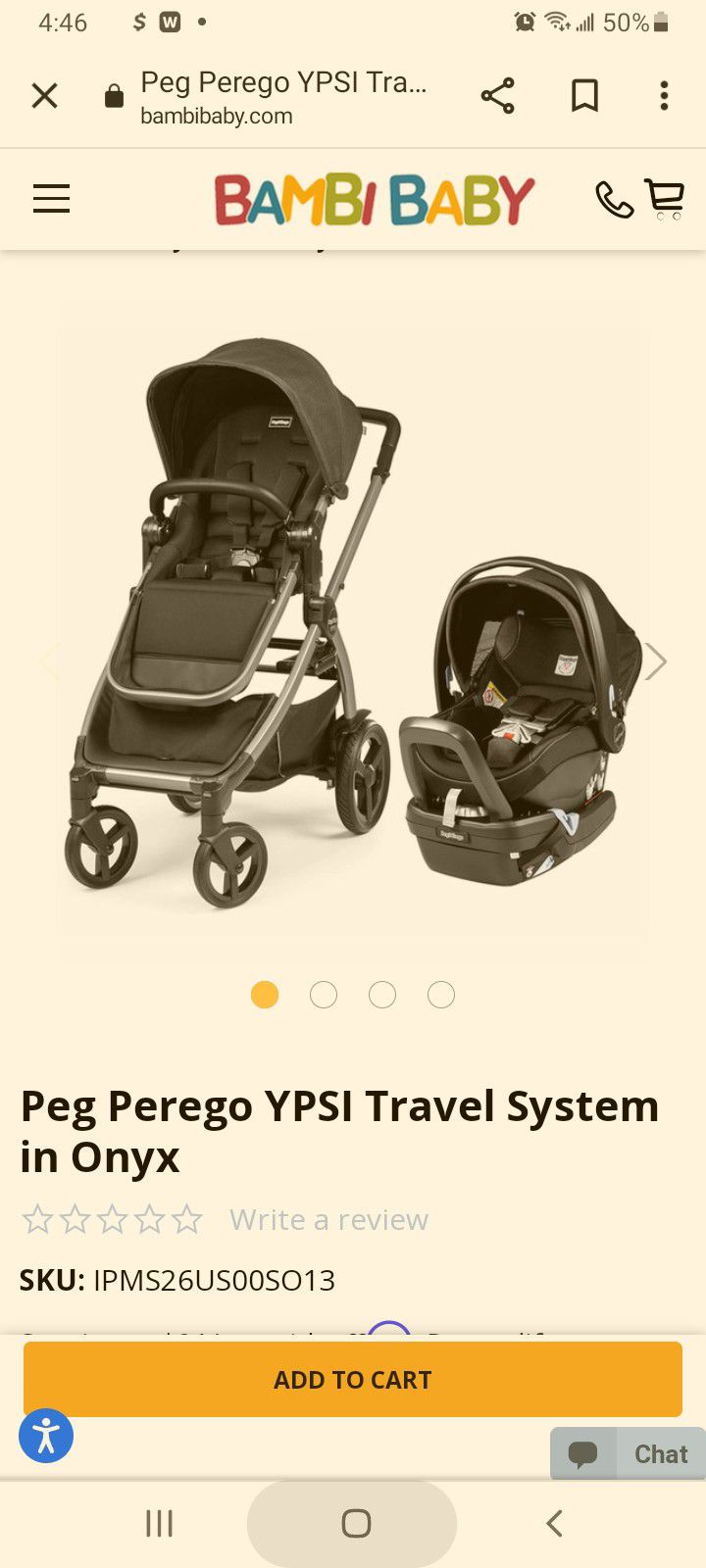 Peg Perego  SAFEST Infant Carseat Travel System 