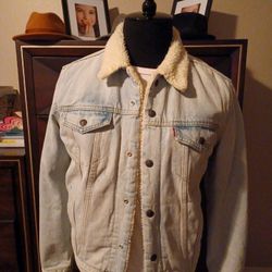 Levis Sherpa Jean Winter Jacket, Medium