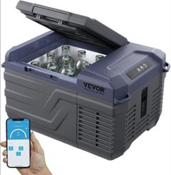 VEVOR 15L Portable Car Refrigerator Freezer - 12V / AC