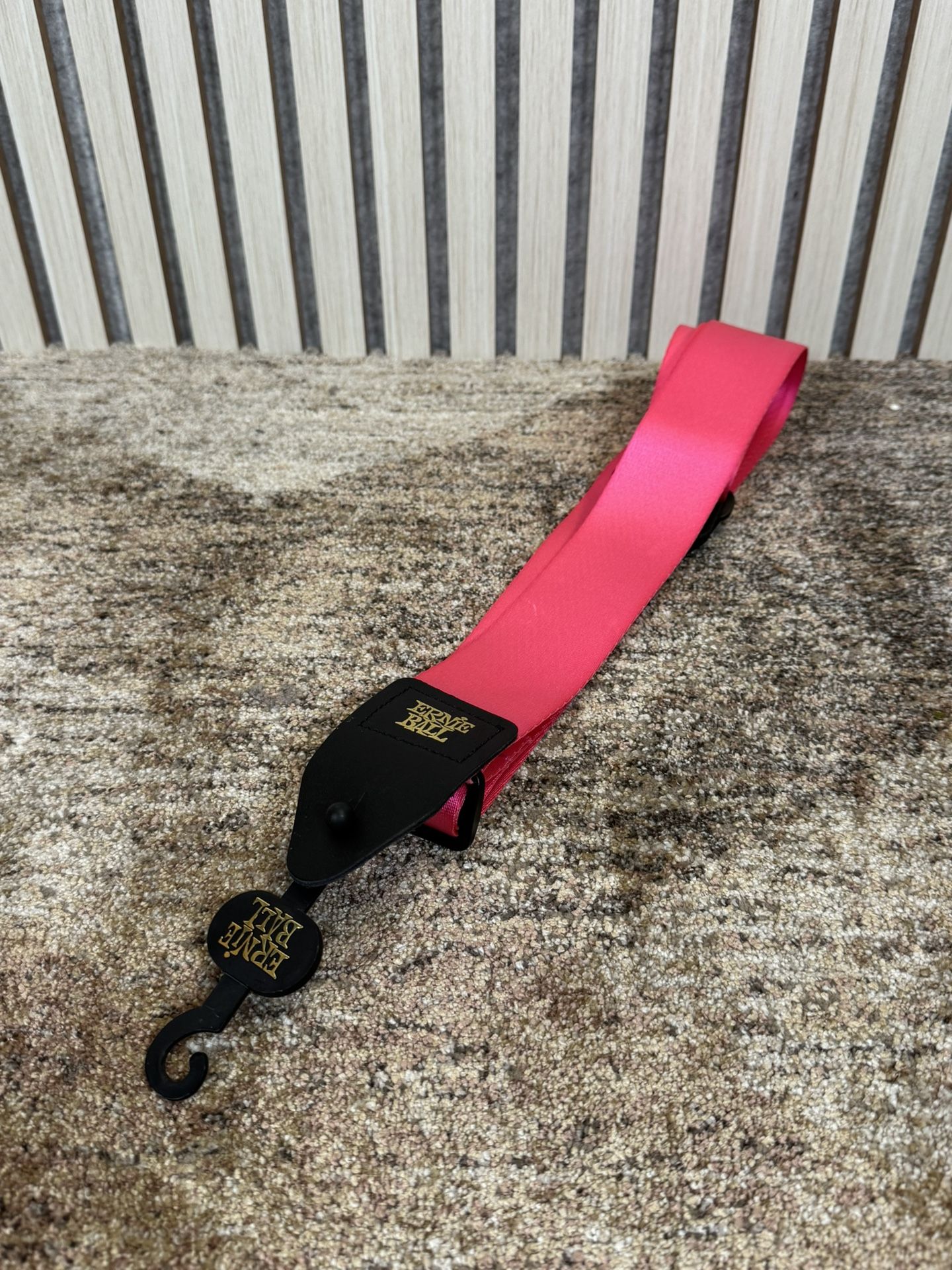 Guitar Strap - Ernie Ball Neon Pink