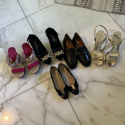 Designer Shoes Heels Size 7 And 6.5 