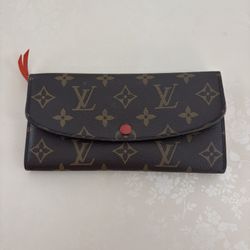 LOUIS VUITTON Bi-fold long wallet Portefeuille Emily Monogram canvas M60136