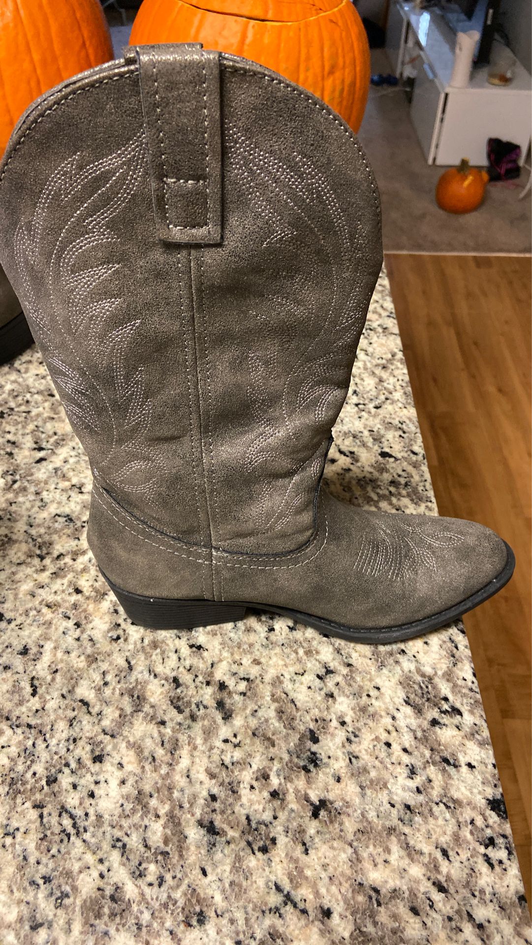 Cowboy boots. Only worn once.