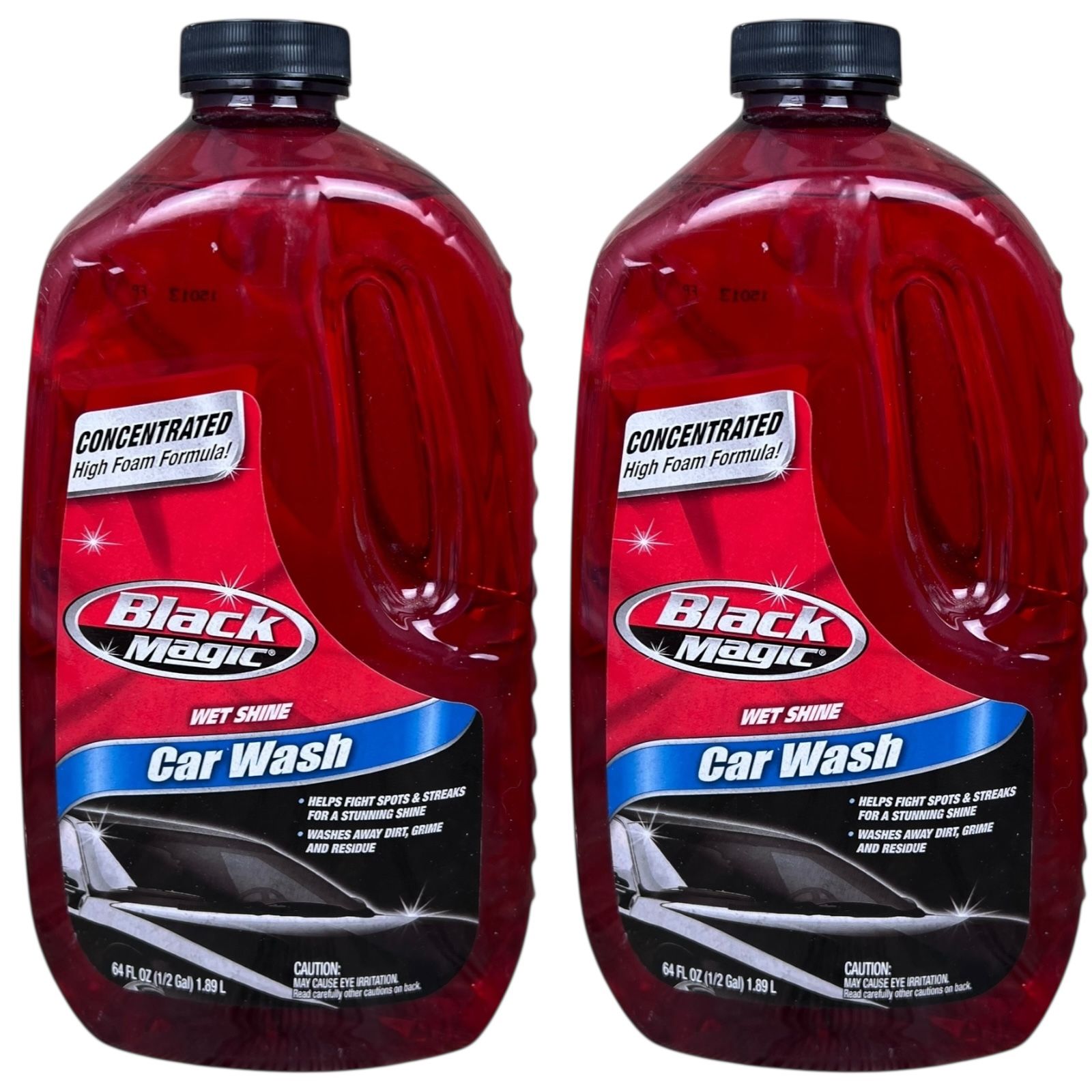 Black Magic 120065 Wet Shine Car Wash 64 OZ - 2 Pack