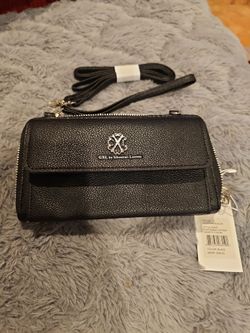 CXL by Christian Lacroix Blake Pebble Flap Snap Wristlet