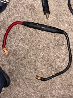 Battery Cable Set Red and Black