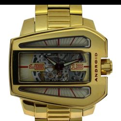 Android 53mm Gold Concept Skeleton Watch! Seagull TY2809 Limited 300 Ref: AD710!