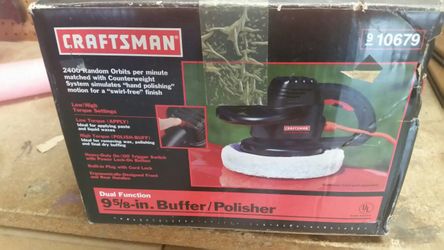 Craftsman 9 5/8" Orbital / Polisher - New