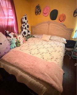 King Bed Frame with Headboard
