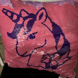 Sequence Unicorn Pillow 