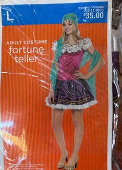 Women's Fortune Teller Halloween Costume Size L