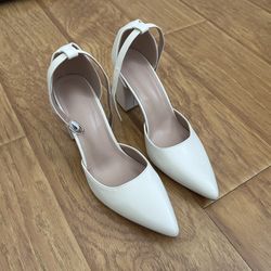 Ivory High Heels Size 9