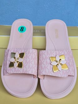 🌸 Michael Kors Women's Pink Sandals Size 10 Only 🌸