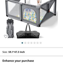 Portable And Foldable Playpen