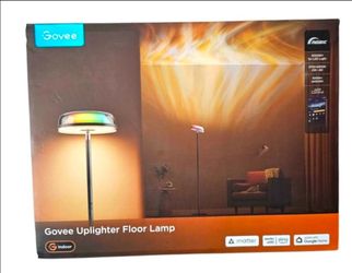 Govee RGBIC Floor Lamp Ripple Projector LED Dimmable 1000lm Smart Light w/ Nebula Effect