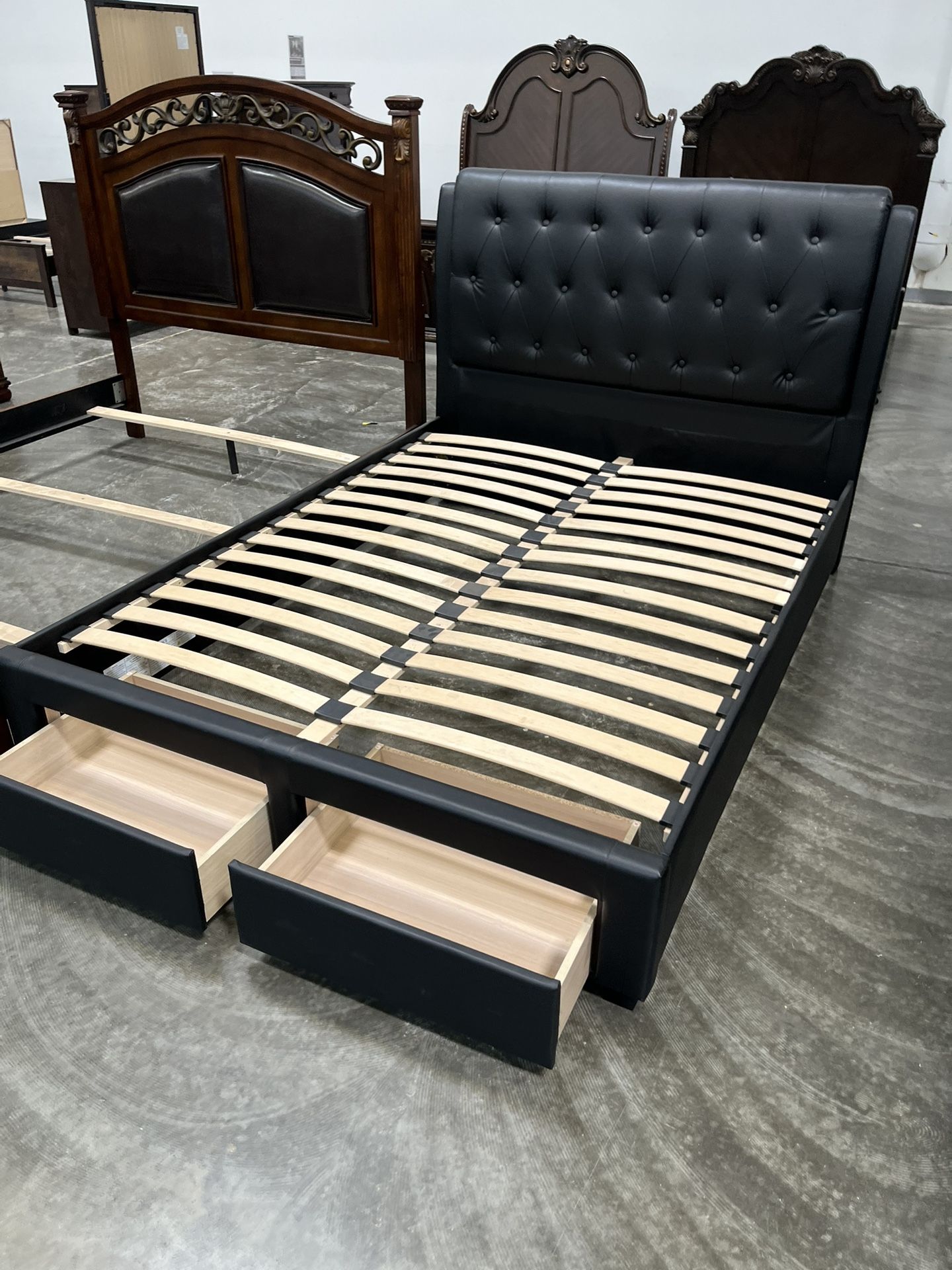 New Queen Bed Frame With Mattress