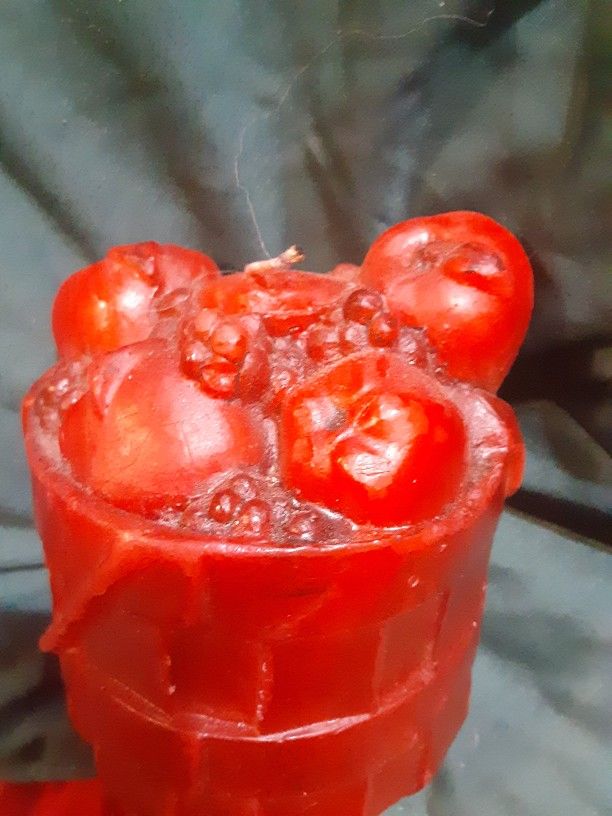 Vintage Barrel Of Apples Candle