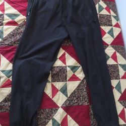 lululemon mens jogger pants black 2XL