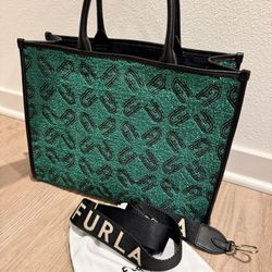 NEW FURLA OPPORTUNITY TOTE L with extra shoulder strap