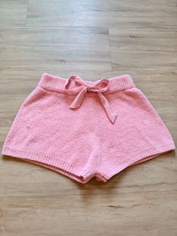 Women’s M Baby Pink Knit Shorts