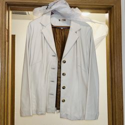 White Leather Jacket