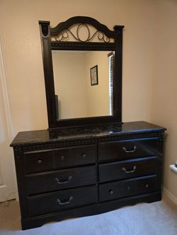 Dresser and Mirror