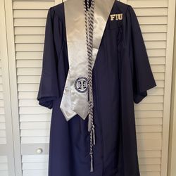 FIU Graduation Ceremony Gown and Cap