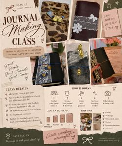 Leather Journal Making Class
