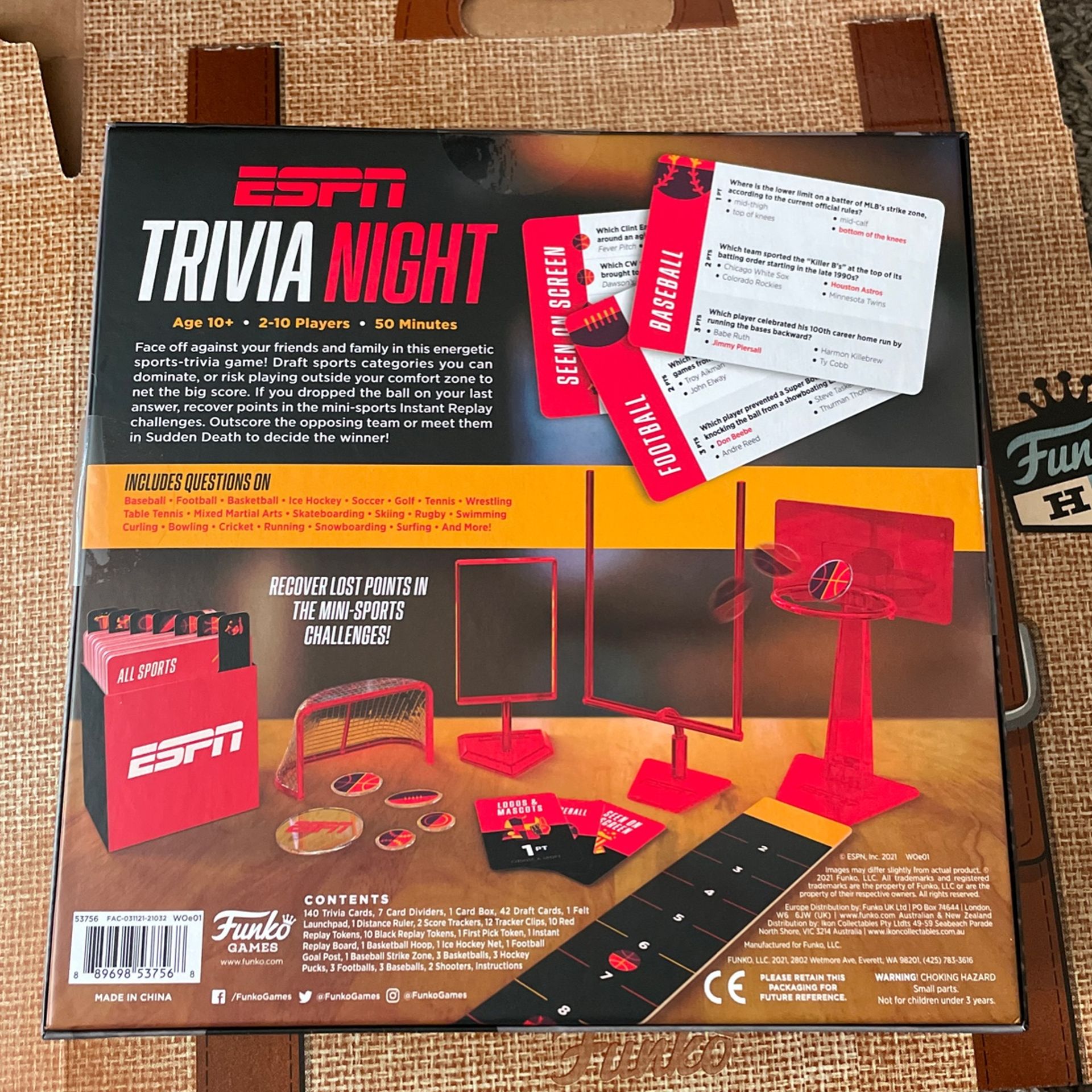 ESPN Trivia Night Funko Games