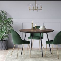 2 luxe velvet chairs