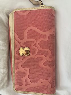 Tous pink logo wallet