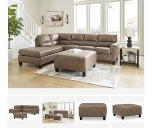 Brand New Sectional And Ottoman 