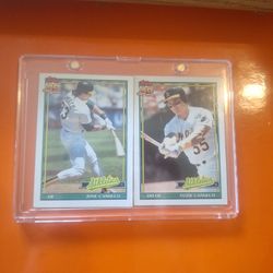 Jose And Ozzie Canseco 