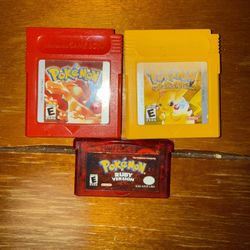 Pokemon Game Boy Games 