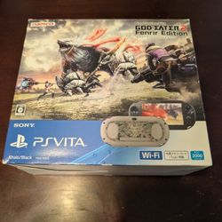 Sony Ps Vita 2000 God Eater 2 Fenrir Edition Khaki & Black