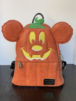 Disney Halloween Mickey Pumpkin Loungefly Backpack