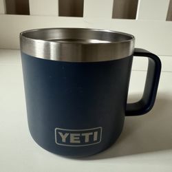 YETI 14oz rambler (little dented on bottom side) 
