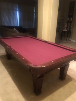 Nice pool table
