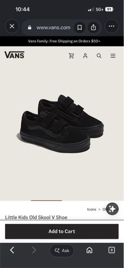Vans Old Skool V Little Kids Shoes