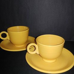 Fiestaware Cups and Saucers