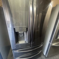 LG 4 Door Stainless Steel Refrigerador 