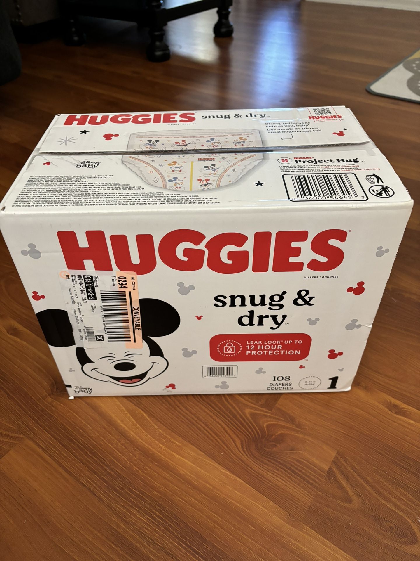 Huggies Snug & Dry Size 1 Diapers