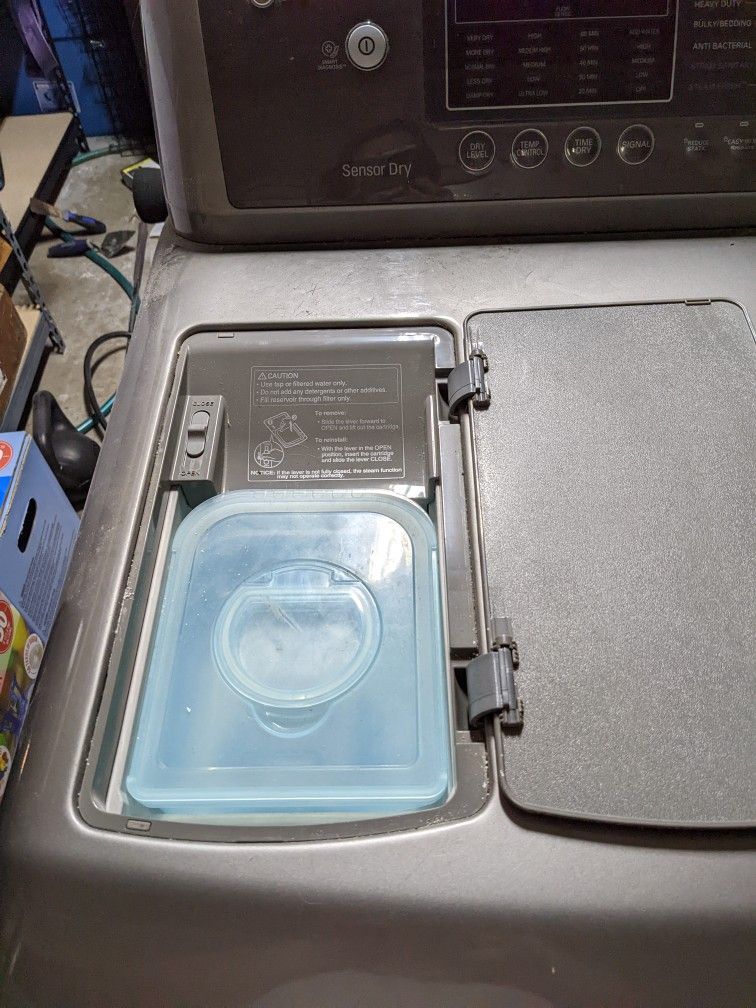Used Electric 7.3 Cu Ft Ultra Large Capacity Steam Dryer