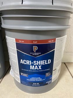 5 gallon paint (exterior) white