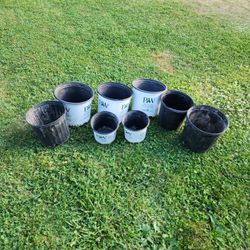 1,2,3 Gallon Nursery Pot,  Qty 7,  Gallon Nursery Container Recycling 
