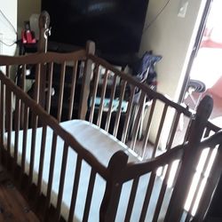 Nice Baby Wood CRADLE Crib Swing Latch