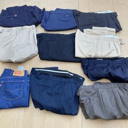 Men's 40 X 30 Dress Pants & Levi 501 Jean