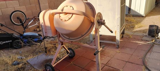 Cement mixer works great